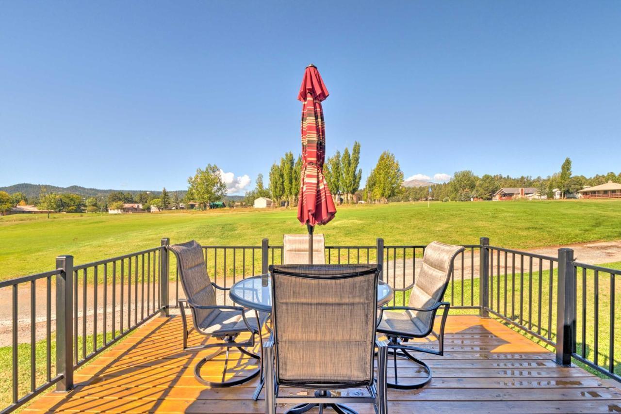 Bright Ruidoso Condo With Deck And Golf Course Views! Extérieur photo